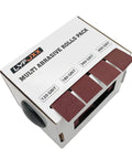 Emery Cloth Sandpaper Set With Dispenser 10 Rolls Of Aluminum Oxide Abrasive Paper In Grits 60 Through 600 Pro Grade