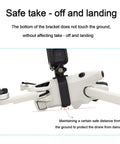 Top Mounted Camera Mount Adapter For DJI Mini 5 Pro And Mini 4 Pro Mini 3 Pro Osmo 360 Insta360 GO Ultra GO 3S showing safe take-off.