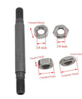 Two Pack Bike Axle Set Featuring 108mm Hollow Front Shaft And 145mm Rear Hub Rod For Mountain Bikes Lightweight Quick Install No Sweat Setup Sick Trail Compatible Build including metal axle and nuts.
