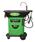 Portable Parts Washer Kit That Knocks Out Stubborn Oil And Road Grime From Factory Tools Without Breaking A Sweat, green rolling parts washer.