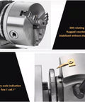Hella Precise Beefy Five Inch Dividing Head with 360 rotating head and precise scale for CNC machining.