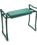 Garden Kneeler And Seat Flip Bench For Comfortable Outdoor Gardening With Thick Foam Cushion Sturdy Lightweight Frame Handy Handles