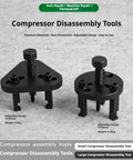 All In One Auto AC Repair Wrench Set With Clutch Removal Tools, Bearing Pullers, Suction Disc Extractors And Pump Head Disassembly Kit
