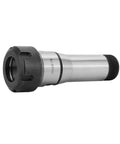 Precision Machined 5C Spring Collet Chuck Holder For Lathe And Milling With DN65 Carbon Steel Straight Tightening Nut, close-up view.