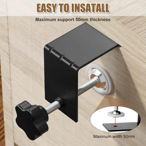 Universal Cabinet Hardware Jig C Clamp Kit Drawer Fixing Clips For Easy And Fast Installation On 50mm Thick Surface