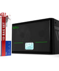 Four-Spool Filament Dryer Box S4 for 3D Printers with black casing and display, includes a 10-bag set vacuum kit.