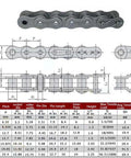 Built Like A Tank Stainless Steel Connecting Links For Eighty Pitch Roller Chains Swift Swap Master Connector and Chain End Assembly with detailed dimensions.