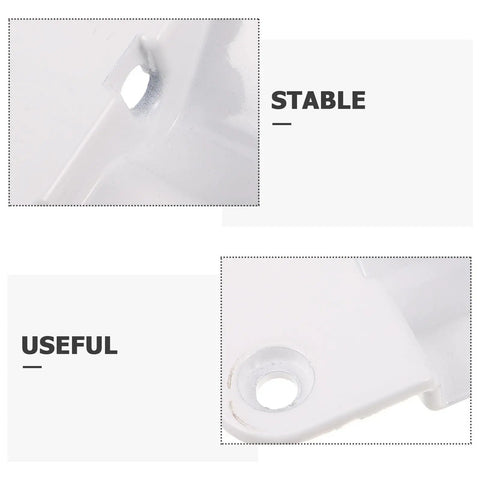 Close-up of Adjustable Bed Rail Brackets for Safe Drop Down Rails Easy Install Bed Base Support Accessories with stability indicators.