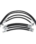 Front Loader Hydraulic Hoses Kit Fits LA350A LA401 LA402 LA402-1 Boom And Bucket Cylinder Hoses Includes 7J303-76610 75535-66620 7J999-95562