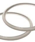 9 Inch Fagor Pressure Cooker Replacement Gasket Pack Of 2 Silicone Sealing Ring shown on a white background