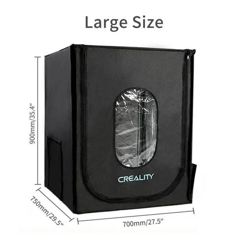 Fireproof And Dustproof 3D Printer Enclosure With Constant Temperature Control, Large 29.5x27.5x35.4 Inches, front view
