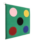 Microfiber Fencing Practice Target Self Training Auxiliary Sword Target for Foil Saber and Epee with Five Bullseye Holes