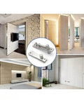 Built Tough Stainless Steel Pivot Door Hinge With 360 Degree Swivel And Invisible Floor And Ceiling Mount for concealed doors