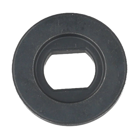 Outer Flange Clamp Washer Replacement Part For DCS391 DCS367 DCS565 Circular Saws, black heavy-duty steel, top view