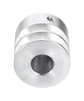 Beefy Aluminum Alloy V-Type Pulley With 12mm Bore And Double Groove for 6mm PU Round Belt, 30mm Outer Diameter, durable metal finish.