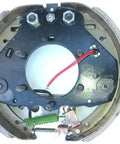 Beefed Up Trailer Axle Backing Plate With Electric Right Hand Brake Flange 12.25 By 3.5 Inch Five Bolt Pattern Fits 9K 10K 12K Axles