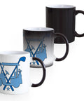 Fresh Golf Cart Magic Mug For Real Golfers Heat Changing Ceramic Coffee Cup 11 Oz displayed in three colors.