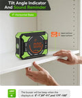 Three In One Digital Angle Gauge With Laser Level And Magnetic Base For DIY Woodworking Rechargeable 2 Beam Laser Level on shelf