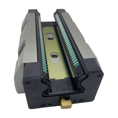 Close-up of Heavy Duty 25mm Linear Guide Block And Rail Kit for Smooth Motion Control in CNC applications.