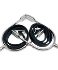 Prince Of Wales Rhinestone Bling Riding Spurs For Women With Leather Straps Chrome Plated Zinc Alloy Bumper Spurs