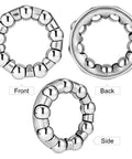 Bike Crank Bearing Set Replacement Bottom Bracket For 14 Inch Kids Bikes 9 Ball Bearings One Quarter Inch Ball Size Four Pack