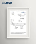 Certification document for Thick PVC Chemical Gloves For Heavy Duty Work Non Slip Grippy Dexterity Acid Alkali And Oil Resistant EN 374 388.