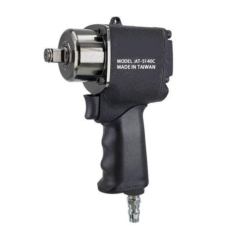 Legit 1/2 Inch Pneumatic Impact Wrench Short Body Mini Air Gun Trigger Style with ergonomic handle for assembly line tasks.