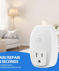 Three Outlet Indoor Remote Control Plug With Wireless Light Switches 100 Foot Range 15A 1875W ETL Listed quick view in living room