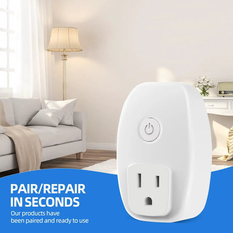 Three Outlet Indoor Remote Control Plug With Wireless Light Switches 100 Foot Range 15A 1875W ETL Listed quick view in living room