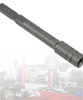 Adapter For Driver With 83mm Reach, Compact DIY Multitool Accessory shown with gray finish in automotive setting