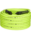 Heavy Duty Hybrid Air Hose 3/8 Inch By 100 Foot, Lightweight Pro Grade For All Weather Use, Kink Resistant, ZillaGreen coiled view