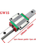 Grab Smooth Linear Guide Rail With Slider For High Precision Motion Control 100mm Wide Runner Track view of HGW15 slider and rail system