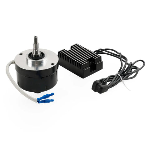 Reliable Heavy Duty Alternator Regulator Direct Swap Kit For Vintage Harley Sportster XL 1965 Through 1983 And FL 1941 Through 1969 showing alternator and regulator parts.