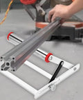 2 Piece Adjustable Cutting Machine Support Frame Foldable Metal Work Stand For Table Saw Height Adjustable 55 To 135mm