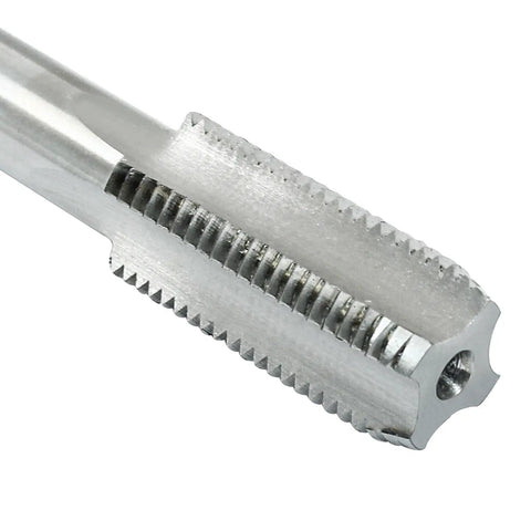 Close-up of 1/2-20 UNEF Tap And Die Set, Right Hand Thread Cutting Kit, High Speed Steel Tap, for Machinists and Engineers.