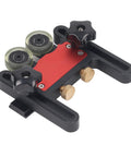 Premium Bearing Roller Featherboards For Table Saw Woodworking Accessories with spring-loaded nylon wheels and adjustable tension.