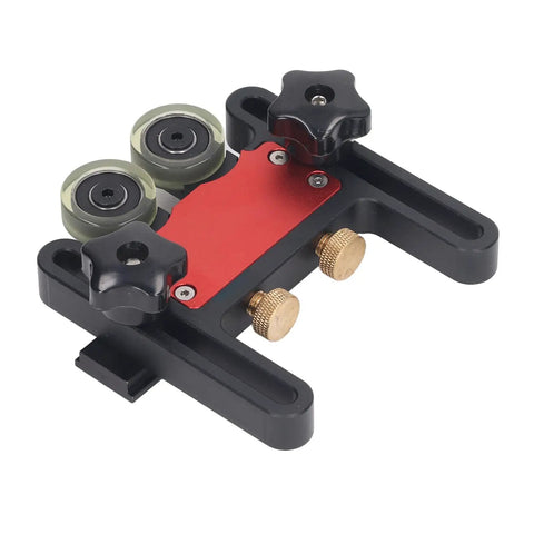 Premium Bearing Roller Featherboards For Table Saw Woodworking Accessories with spring-loaded nylon wheels and adjustable tension.