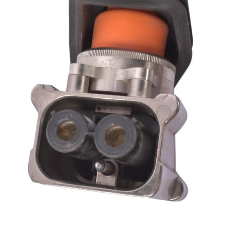 Close-up view of Built Tough Power Electronic Module Inverter Replacement For Mercedes Benz S400 Hybrid 2010 To 2013 connector with dual terminals.