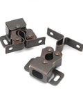 Roller Catch Set 10 Pack Double Roller Door Latch showing metal construction for cabinets