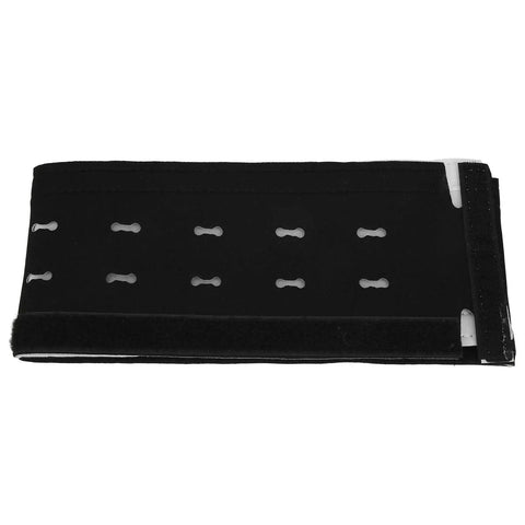 Heavy Duty 125 Cm Neoprene Cable Management Sleeve Waterproof Wire Organizer with soft foam cover, black color, laying flat.