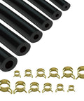 Silicone Vacuum Hose Kit For Automotive Use, Multi Size Silicone Vacuum Tubing 1/8 Inch To 3/8 Inch ID, 5 Feet, Durable 3mm Wall Thickness