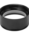 0.7X Microscope Auxiliary Objective Lens For Stereo Microscopes With 48mm Thread black metal lens adapter ring