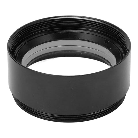 0.7X Microscope Auxiliary Objective Lens For Stereo Microscopes With 48mm Thread black metal lens adapter ring