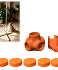 Dog Agility Jump Cups for 1 Inch PVC Pipe, Adjustable Jump Bar Holders for Training Obstacles, Snap On Jump Cup Clips displayed