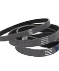 Beefed Up Heavy Duty Conveyor Drive Belt For 248J To 285J Series, 12 Rib Single Piece 250J PJ635, close-up view