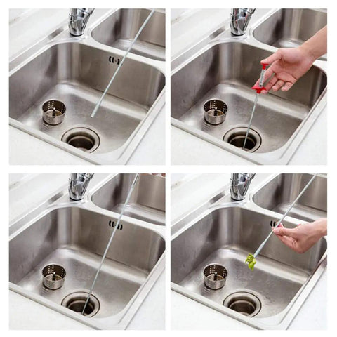 Flexible Claw Grabber Pickup Tool With Long Reach And Curved Grip For Hard To Reach Crevices used to retrieve items from sink drain