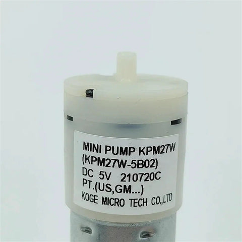 Go To Mini 370 DC Air Pump For 5V And 6V Micro Oxygen Booster Inflator Aquarium Fish Tank Aeration Monitor DIY Kit label view
