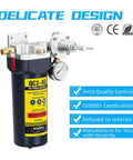 3/8 NPT Desiccant Air Dryer With Regulator And Gauge Inline Moisture Filter For Air Compressors on display