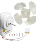 Condenser Fan Motor Kit For Refrigerator Replacement With Motor, Blade, Harness And Hardware, Compatible With Whirlpool, KitchenAid And Kenmore