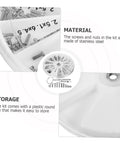 Eyeglass Repair Kit With Screws And Precision Screwdriver For Glasses Sunglasses And Watches The All In One Tool showing stainless steel screws in box